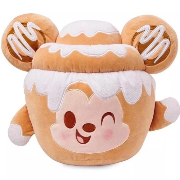 Disney Other - Disney Munchlings Mickey Mouse Cinnamon Swirl Bun Scented Plush 14” NEW
